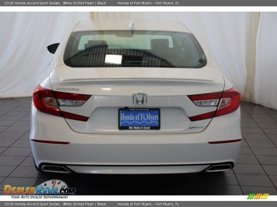 2018 Honda Accord Sport Sedan White Orchid Pearl / Black Photo #7