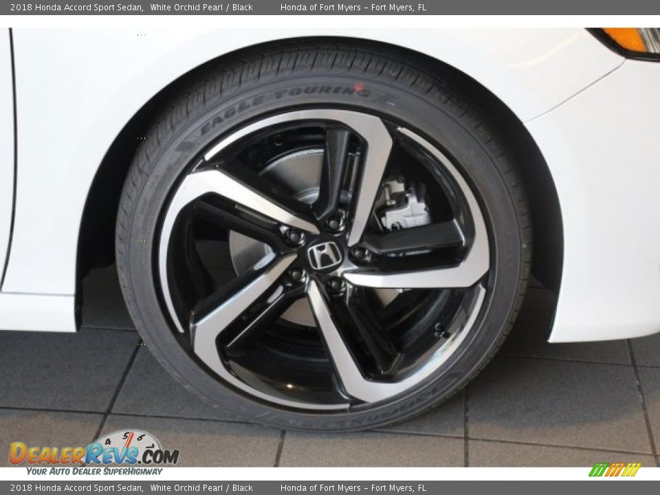 2018 Honda Accord Sport Sedan White Orchid Pearl / Black Photo #8