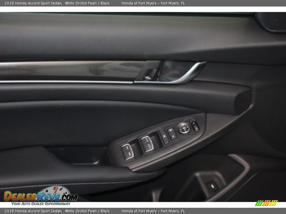 2018 Honda Accord Sport Sedan White Orchid Pearl / Black Photo #9