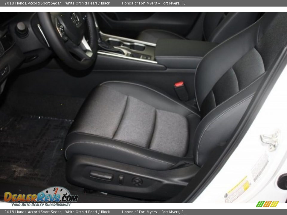 2018 Honda Accord Sport Sedan White Orchid Pearl / Black Photo #11