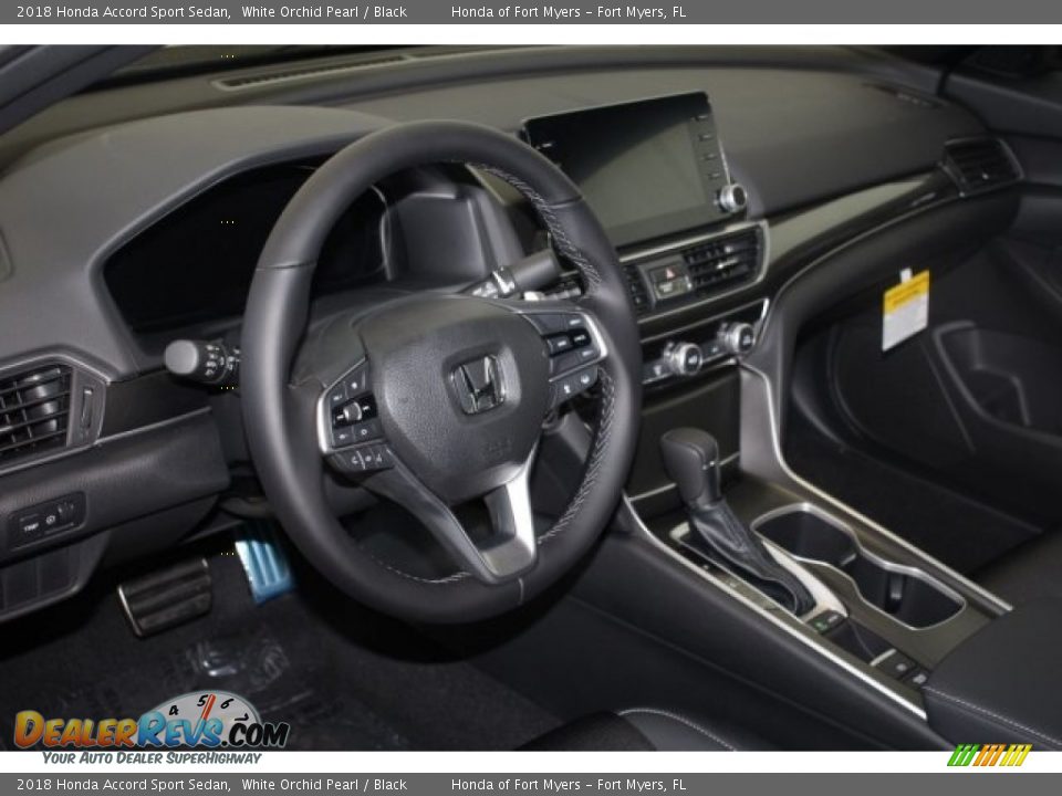 2018 Honda Accord Sport Sedan White Orchid Pearl / Black Photo #12