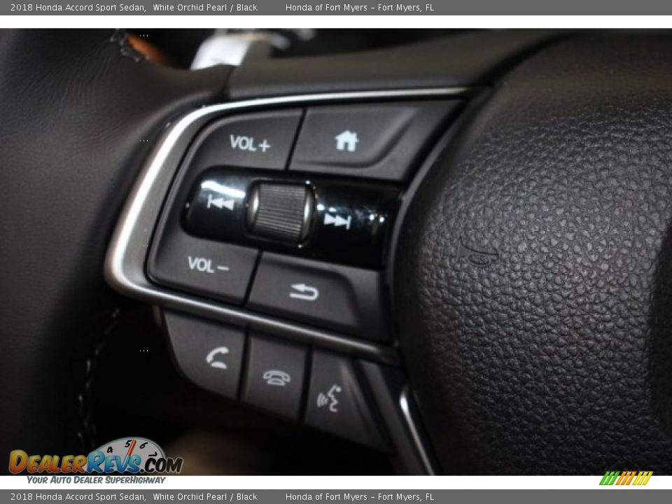 2018 Honda Accord Sport Sedan White Orchid Pearl / Black Photo #13