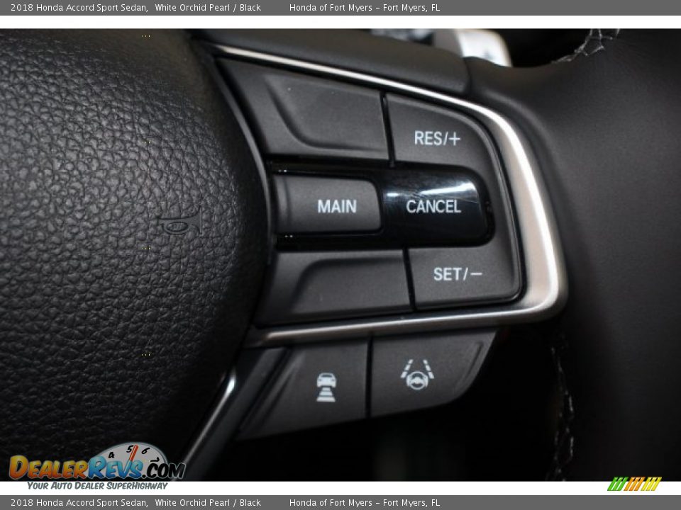 2018 Honda Accord Sport Sedan White Orchid Pearl / Black Photo #14