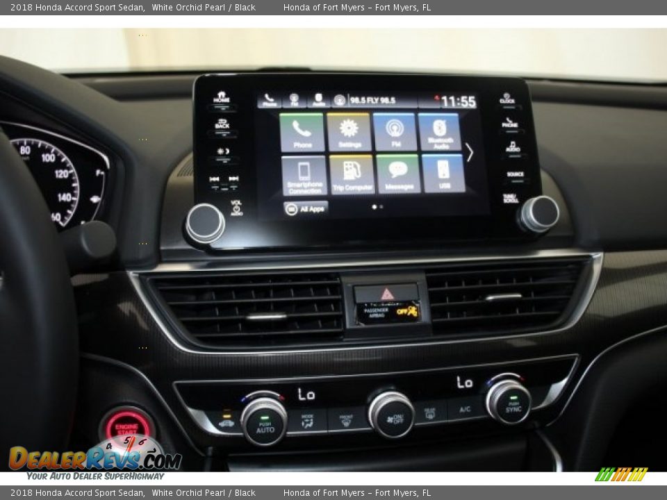 2018 Honda Accord Sport Sedan White Orchid Pearl / Black Photo #15
