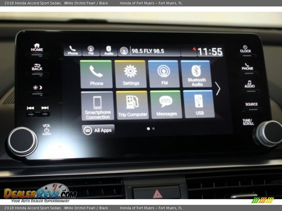 2018 Honda Accord Sport Sedan White Orchid Pearl / Black Photo #16
