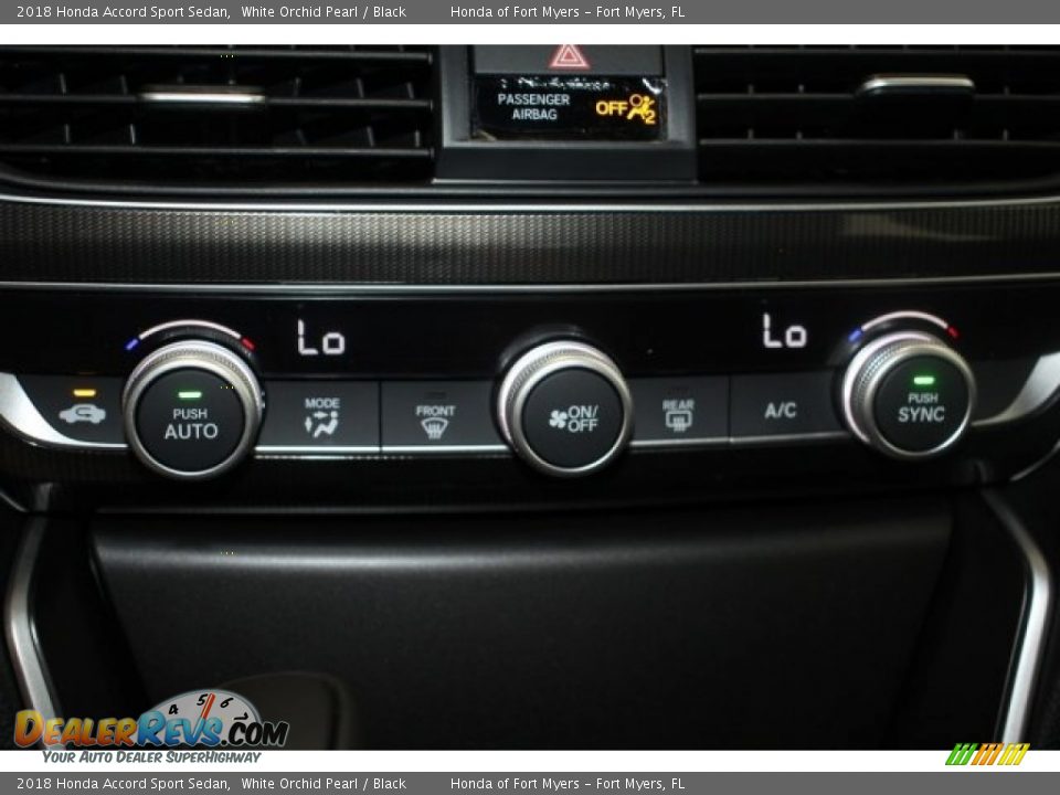 2018 Honda Accord Sport Sedan White Orchid Pearl / Black Photo #18