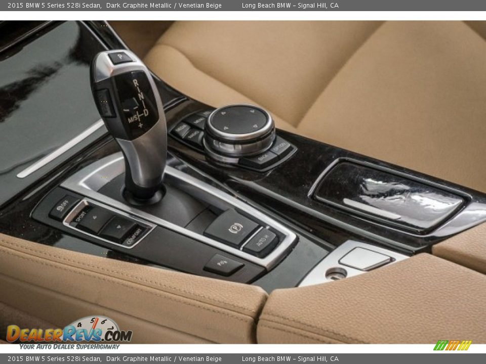 2015 BMW 5 Series 528i Sedan Dark Graphite Metallic / Venetian Beige Photo #21