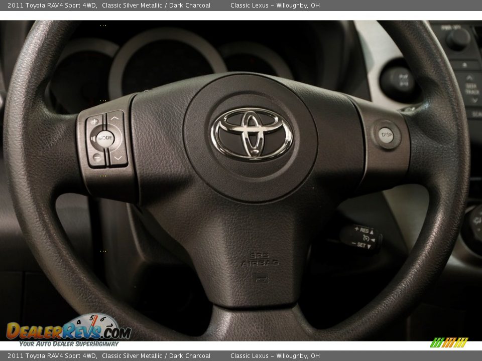 2011 Toyota RAV4 Sport 4WD Classic Silver Metallic / Dark Charcoal Photo #7