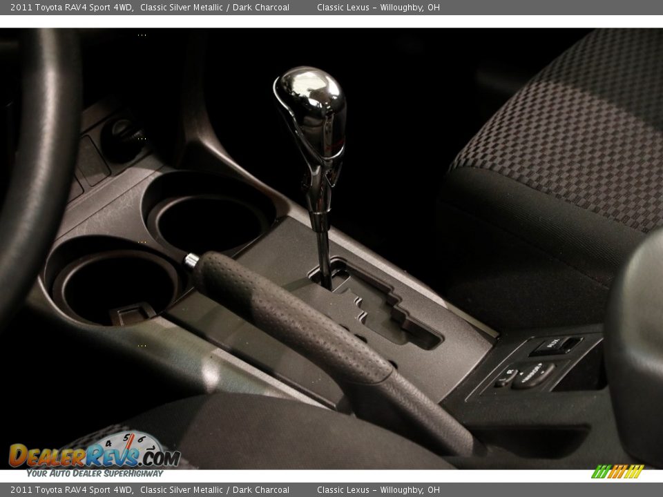2011 Toyota RAV4 Sport 4WD Classic Silver Metallic / Dark Charcoal Photo #10