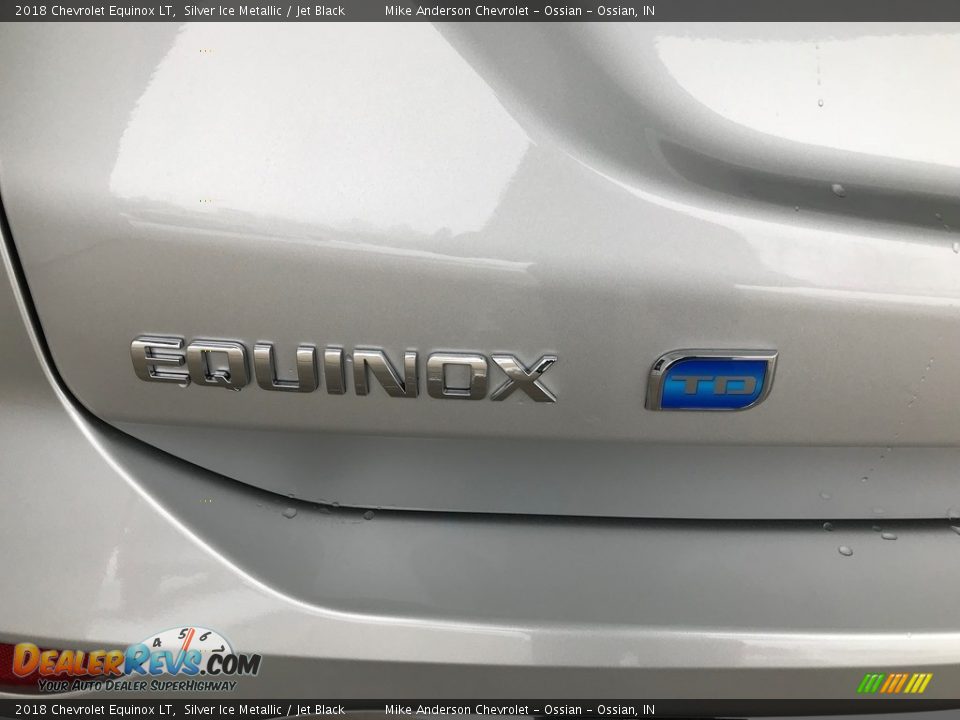 2018 Chevrolet Equinox LT Silver Ice Metallic / Jet Black Photo #8