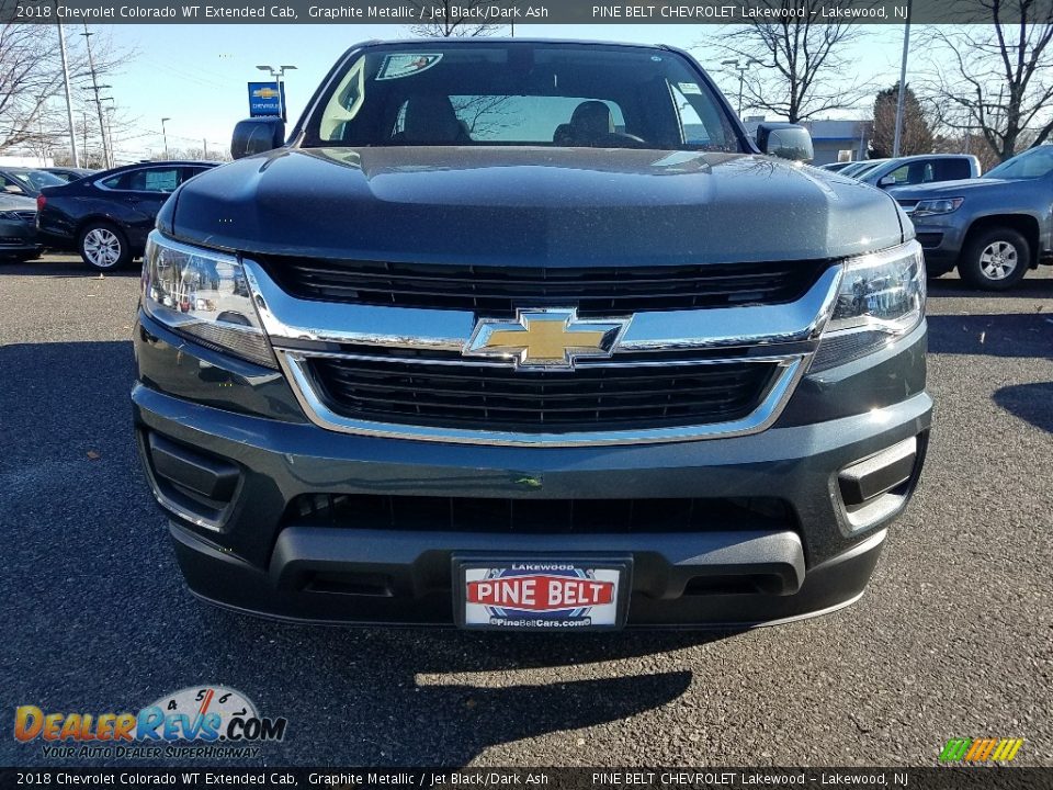 2018 Chevrolet Colorado WT Extended Cab Graphite Metallic / Jet Black/Dark Ash Photo #2