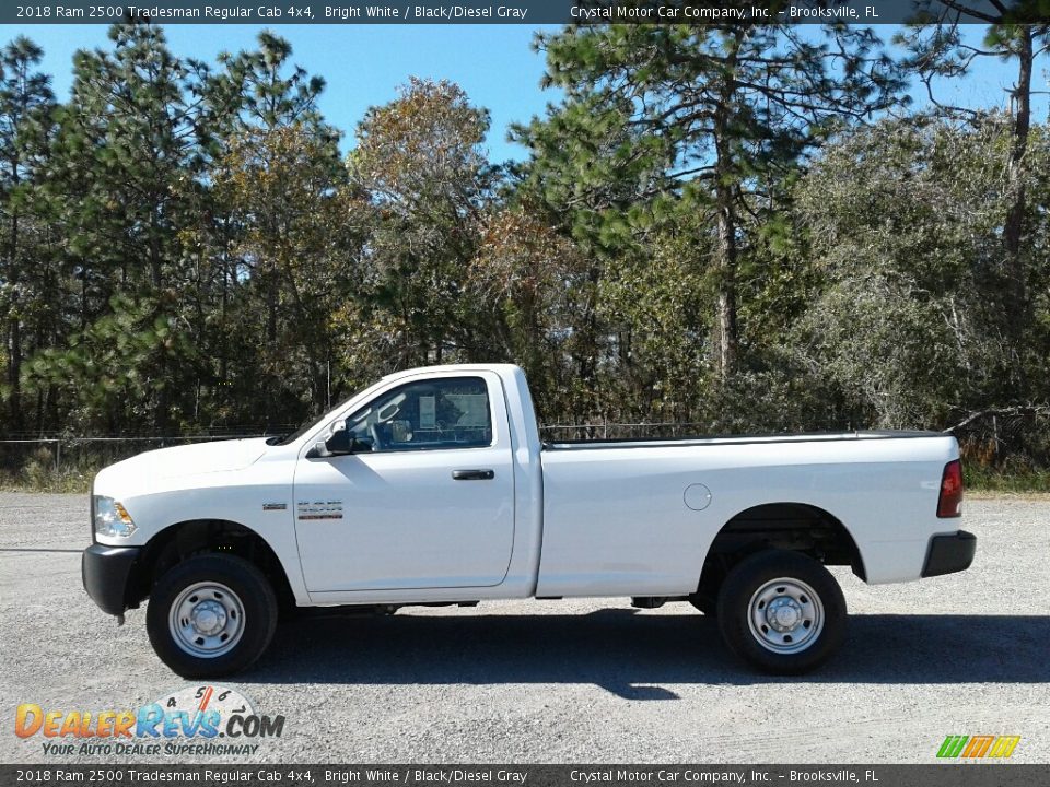 Bright White 2018 Ram 2500 Tradesman Regular Cab 4x4 Photo #2