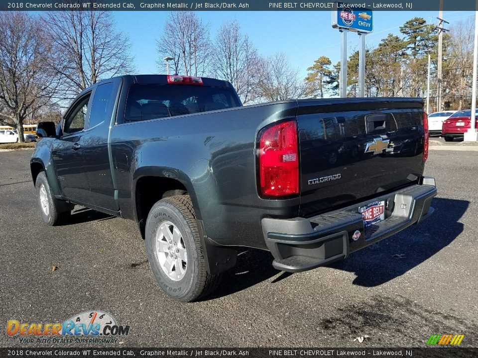 2018 Chevrolet Colorado WT Extended Cab Graphite Metallic / Jet Black/Dark Ash Photo #4