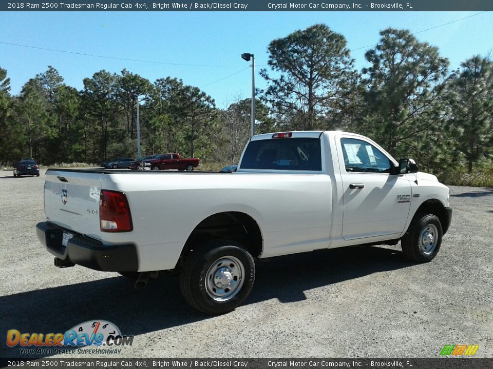 2018 Ram 2500 Tradesman Regular Cab 4x4 Bright White / Black/Diesel Gray Photo #5
