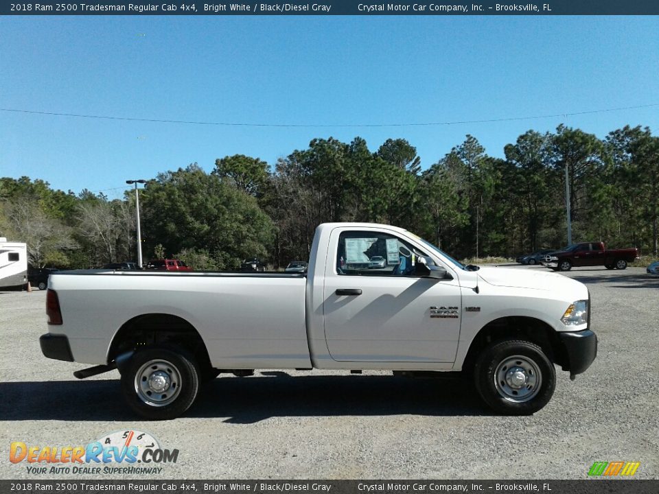 2018 Ram 2500 Tradesman Regular Cab 4x4 Bright White / Black/Diesel Gray Photo #6
