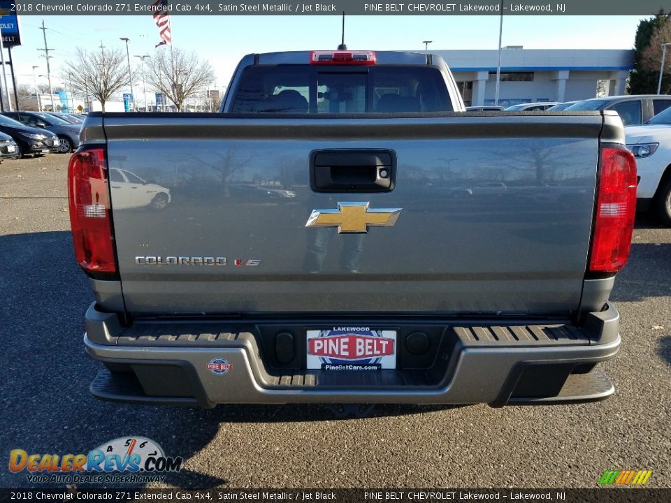 2018 Chevrolet Colorado Z71 Extended Cab 4x4 Satin Steel Metallic / Jet Black Photo #5