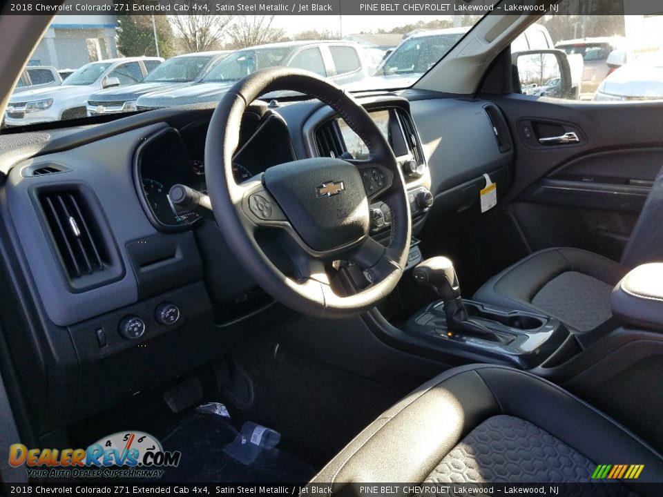 2018 Chevrolet Colorado Z71 Extended Cab 4x4 Satin Steel Metallic / Jet Black Photo #6