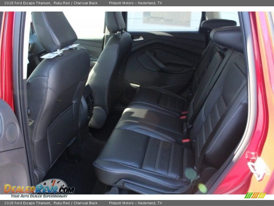 Rear Seat of 2018 Ford Escape Titanium Photo #23
