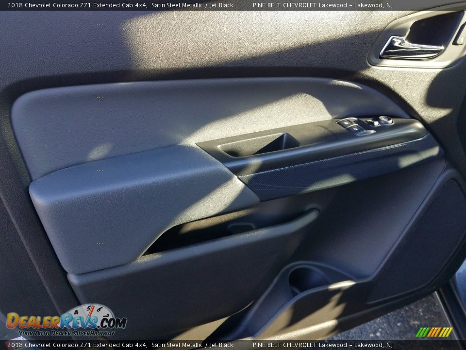 2018 Chevrolet Colorado Z71 Extended Cab 4x4 Satin Steel Metallic / Jet Black Photo #7