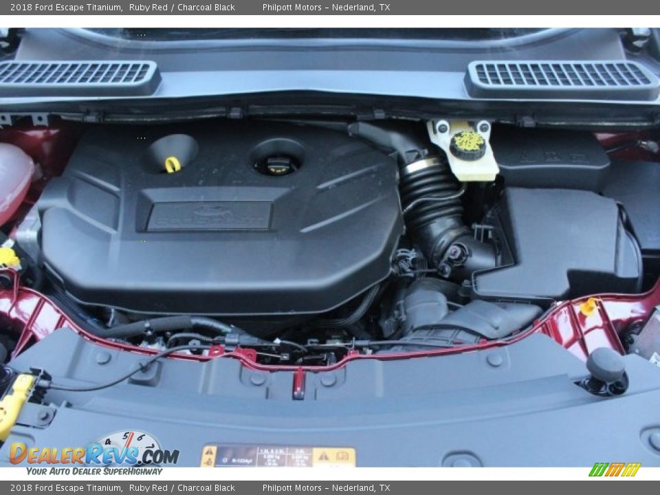 2018 Ford Escape Titanium 2.0 Liter Turbocharged DOHC 16-Valve EcoBoost 4 Cylinder Engine Photo #28