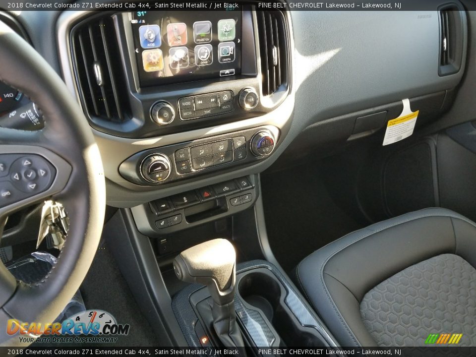 2018 Chevrolet Colorado Z71 Extended Cab 4x4 Satin Steel Metallic / Jet Black Photo #10