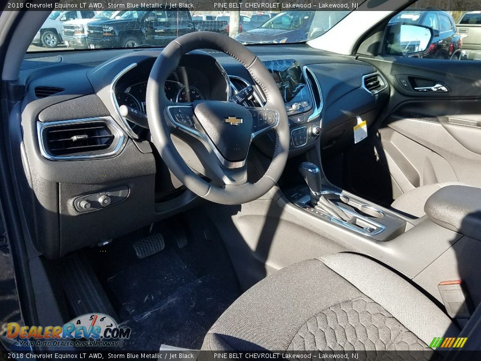 2018 Chevrolet Equinox LT AWD Storm Blue Metallic / Jet Black Photo #7