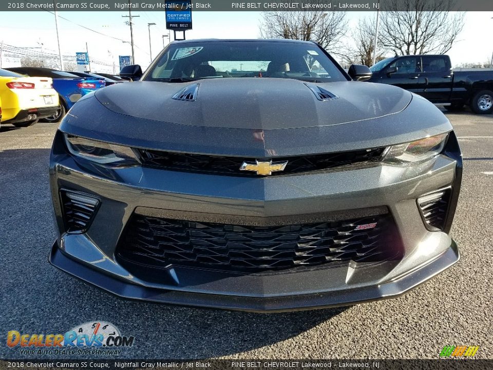 2018 Chevrolet Camaro SS Coupe Nightfall Gray Metallic / Jet Black Photo #2