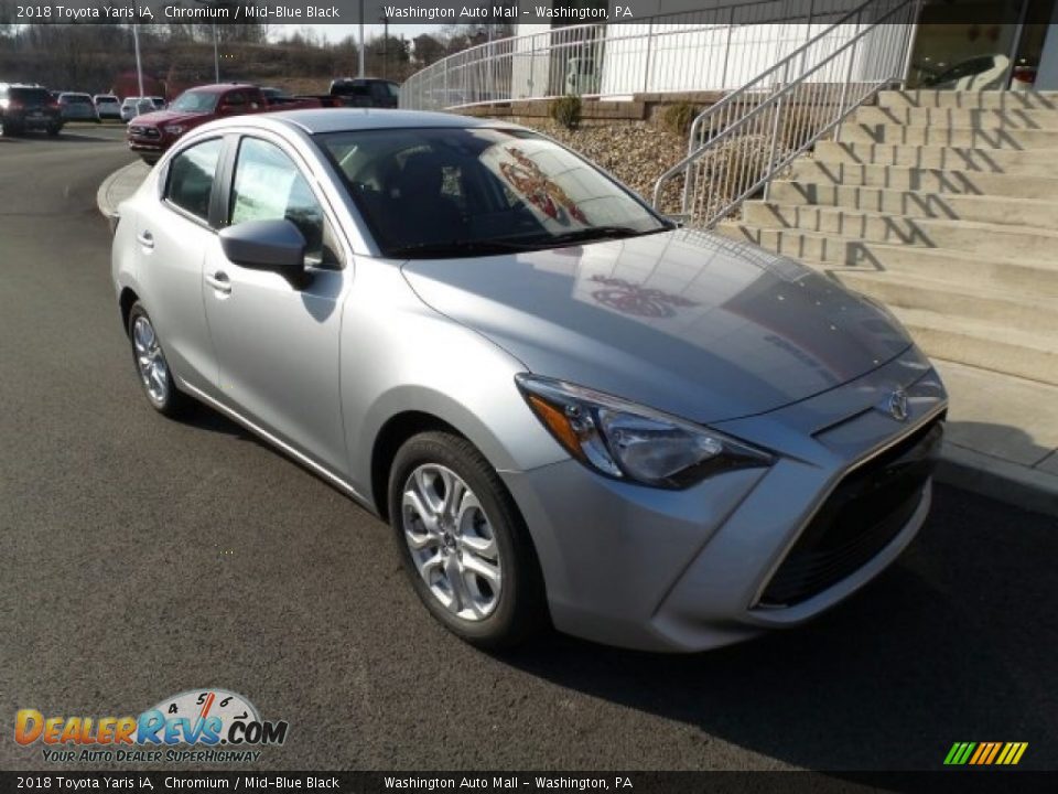 2018 Toyota Yaris iA Chromium / Mid-Blue Black Photo #1