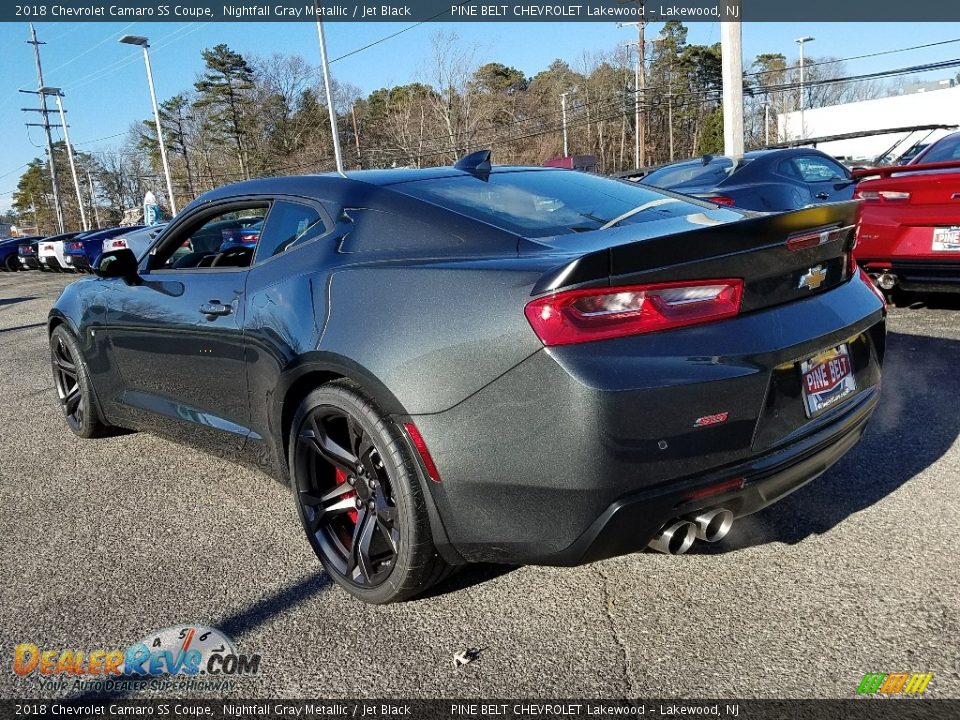 2018 Chevrolet Camaro SS Coupe Nightfall Gray Metallic / Jet Black Photo #4
