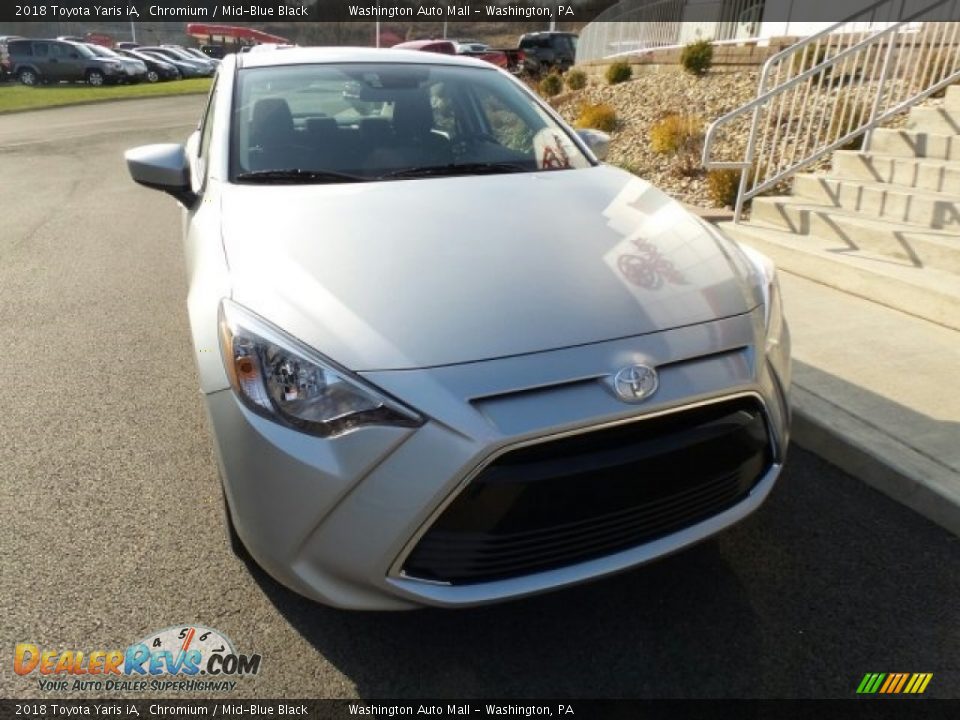 2018 Toyota Yaris iA Chromium / Mid-Blue Black Photo #3
