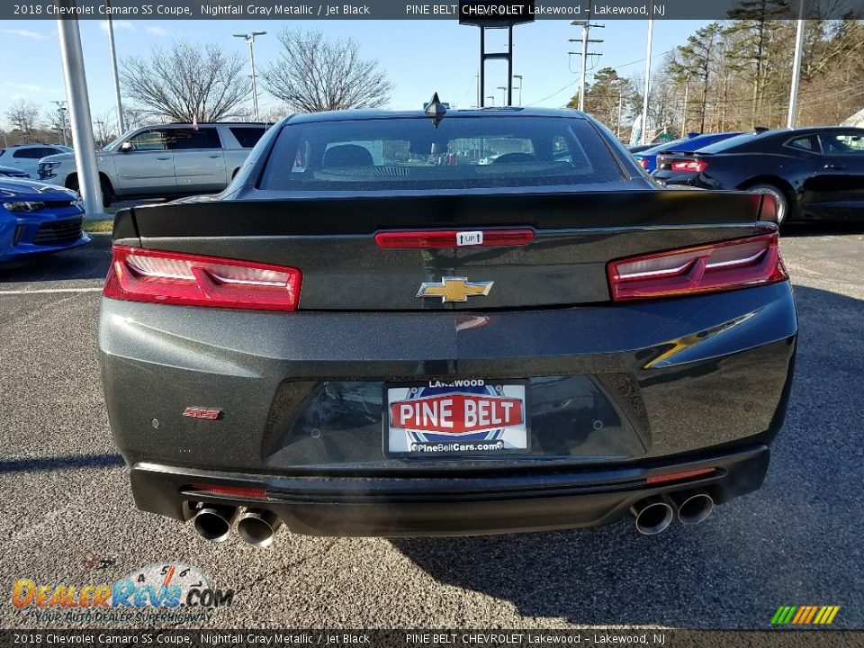 2018 Chevrolet Camaro SS Coupe Nightfall Gray Metallic / Jet Black Photo #5
