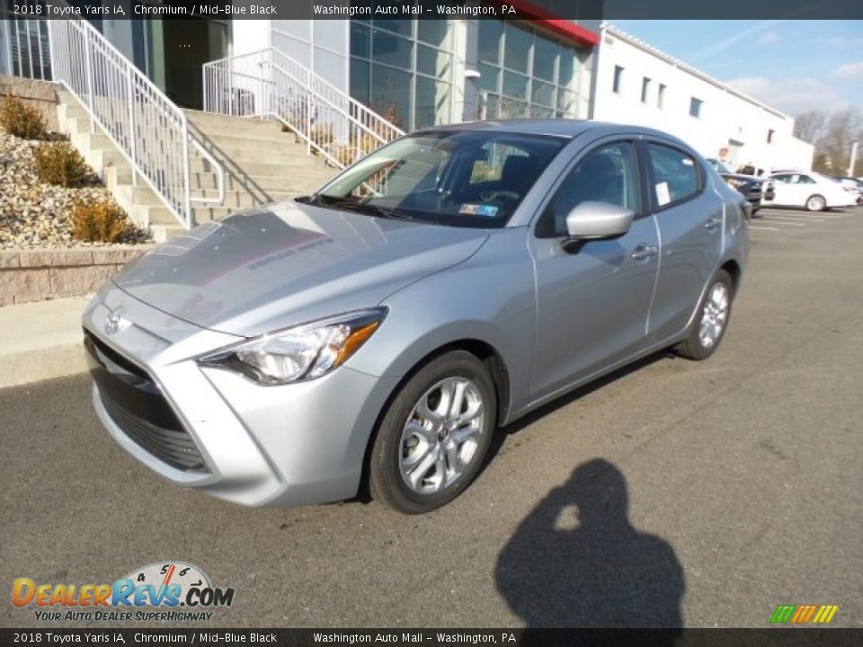 2018 Toyota Yaris iA Chromium / Mid-Blue Black Photo #5