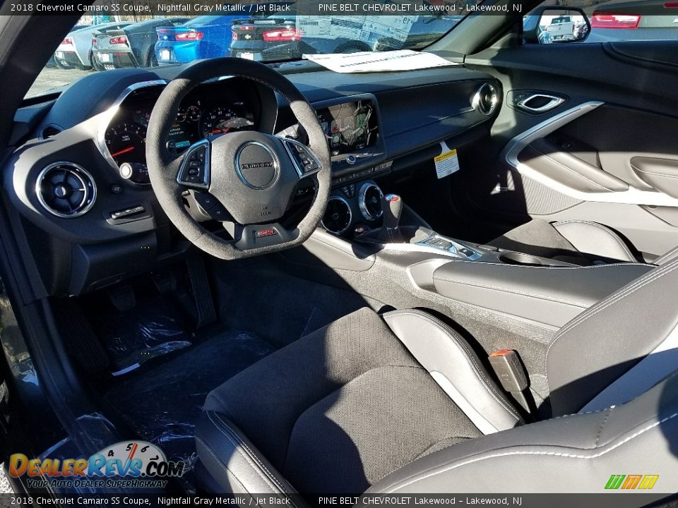 2018 Chevrolet Camaro SS Coupe Nightfall Gray Metallic / Jet Black Photo #6