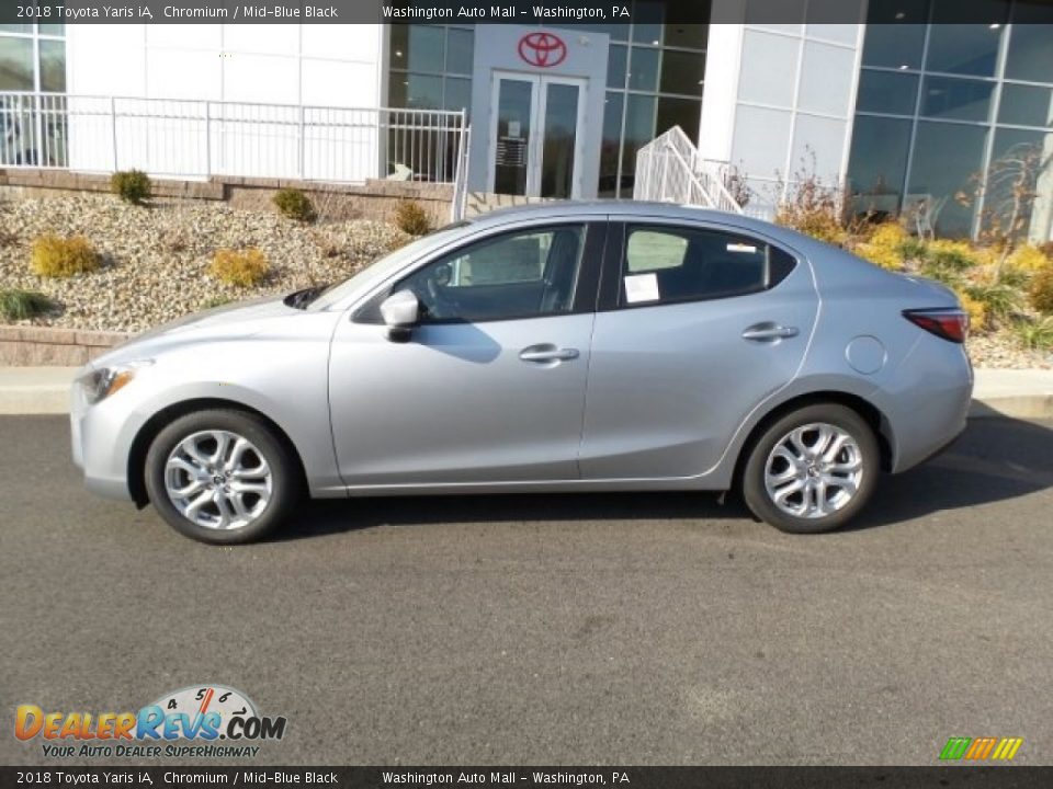 2018 Toyota Yaris iA Chromium / Mid-Blue Black Photo #6