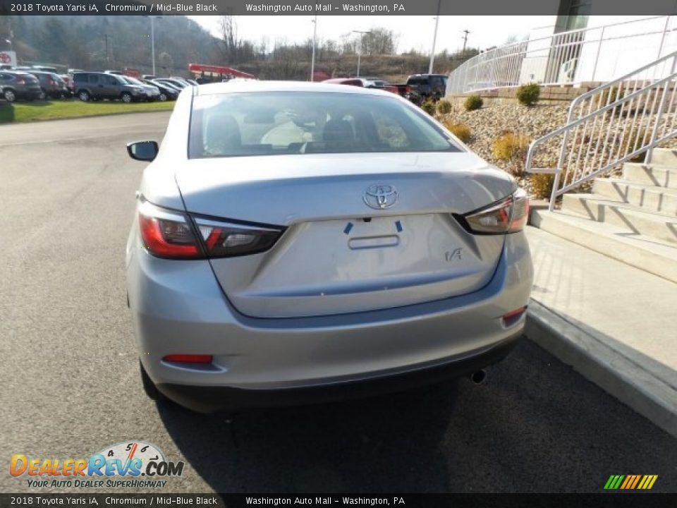 2018 Toyota Yaris iA Chromium / Mid-Blue Black Photo #7