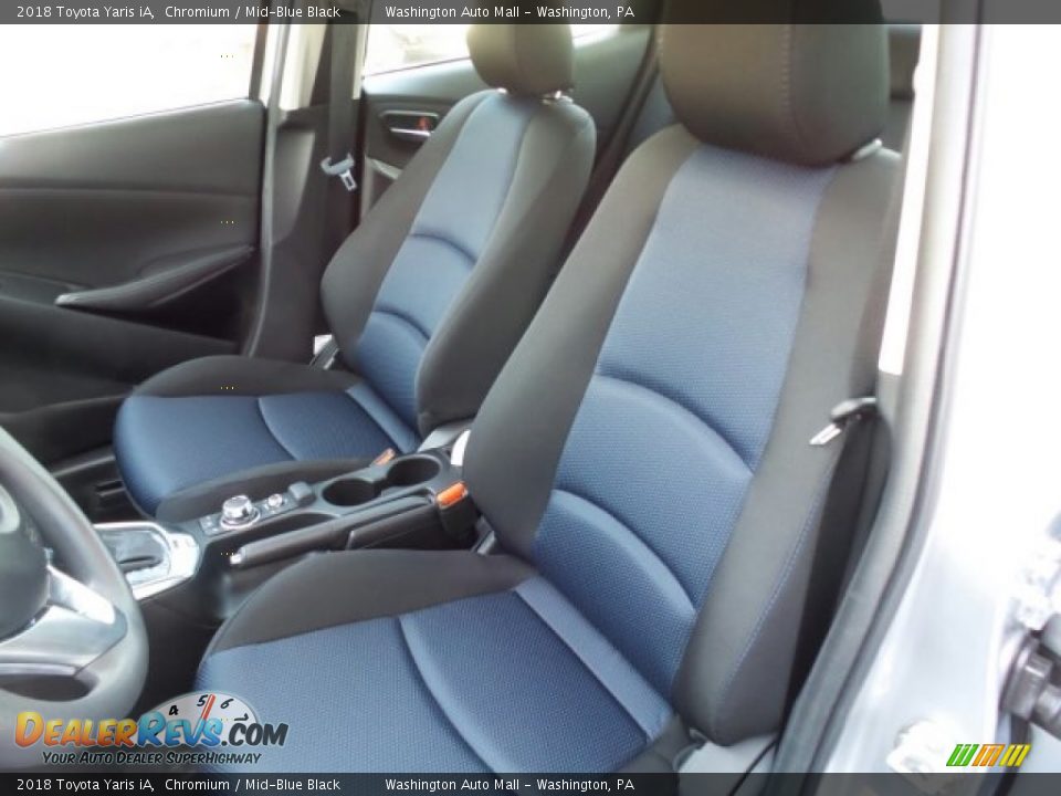 2018 Toyota Yaris iA Chromium / Mid-Blue Black Photo #9