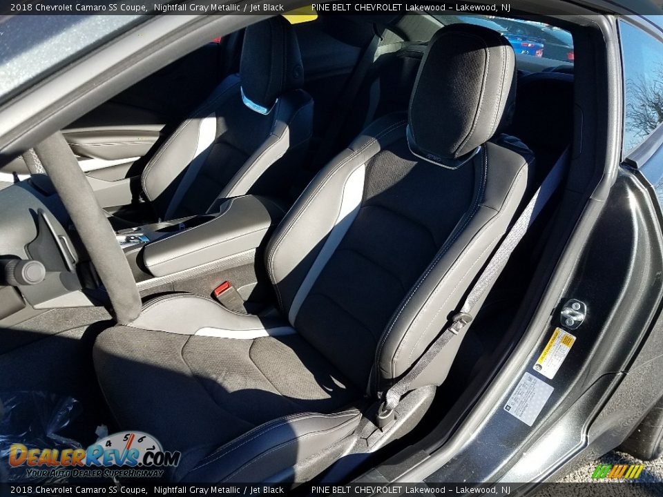 2018 Chevrolet Camaro SS Coupe Nightfall Gray Metallic / Jet Black Photo #9