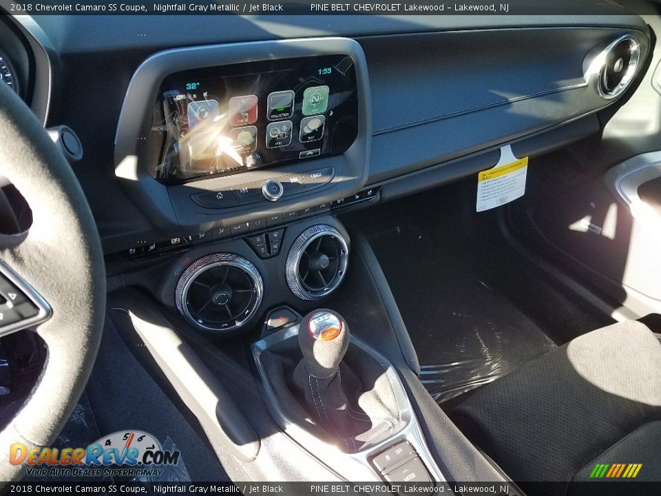 2018 Chevrolet Camaro SS Coupe Nightfall Gray Metallic / Jet Black Photo #10