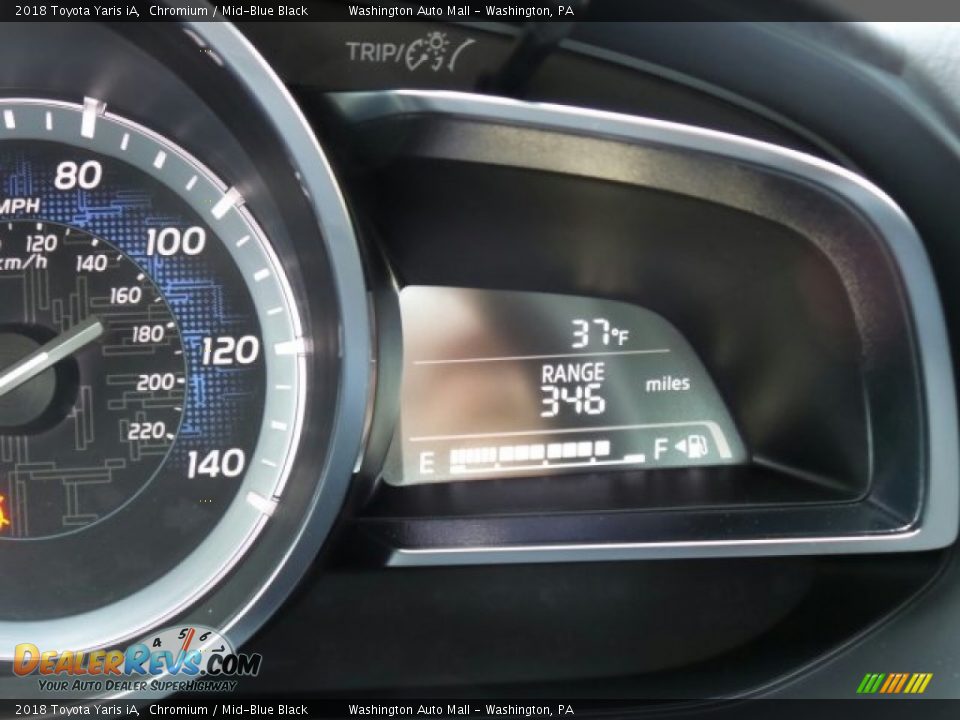 2018 Toyota Yaris iA Chromium / Mid-Blue Black Photo #13
