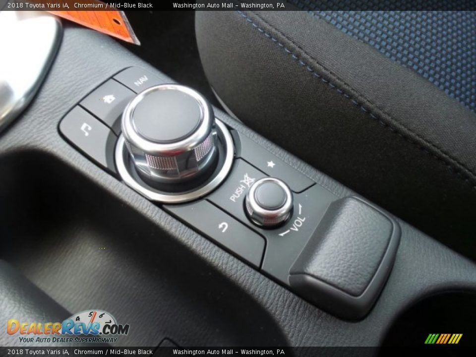 2018 Toyota Yaris iA Chromium / Mid-Blue Black Photo #22