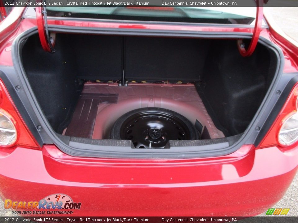 2012 Chevrolet Sonic LTZ Sedan Crystal Red Tintcoat / Jet Black/Dark Titanium Photo #21