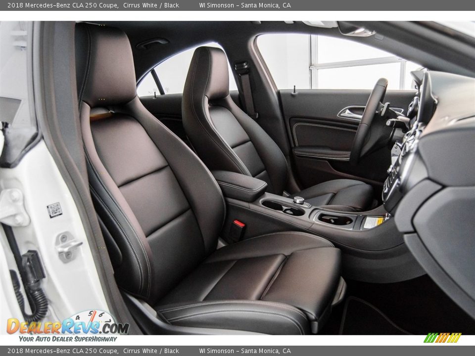 2018 Mercedes-Benz CLA 250 Coupe Cirrus White / Black Photo #4