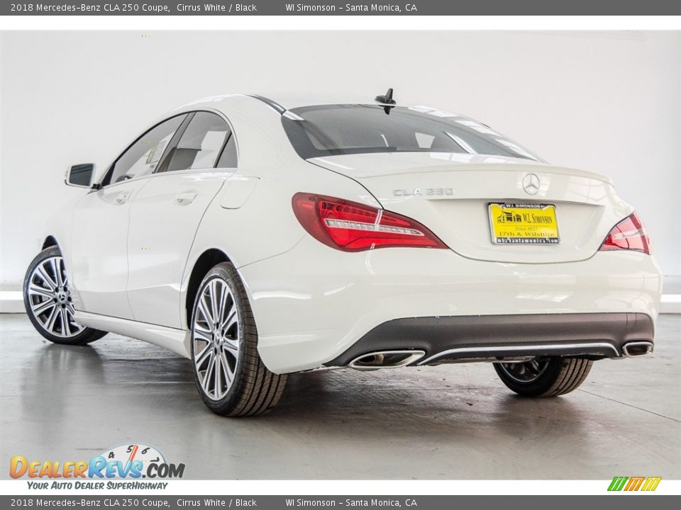 2018 Mercedes-Benz CLA 250 Coupe Cirrus White / Black Photo #6