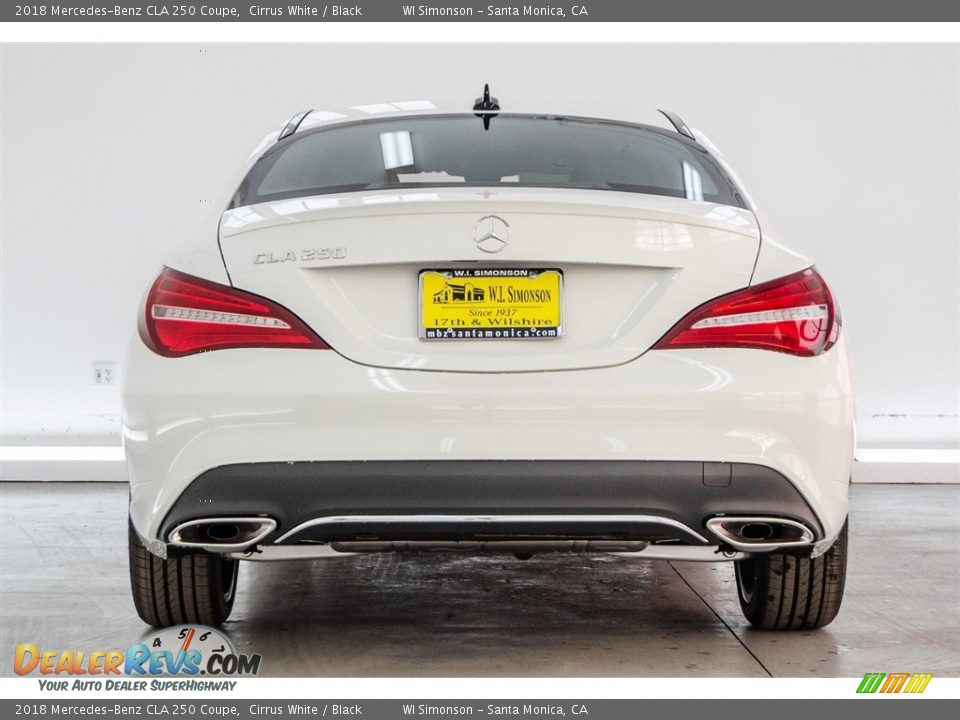 2018 Mercedes-Benz CLA 250 Coupe Cirrus White / Black Photo #8