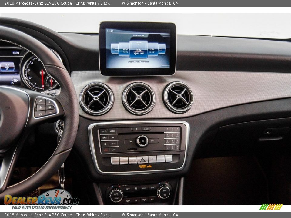 2018 Mercedes-Benz CLA 250 Coupe Cirrus White / Black Photo #9