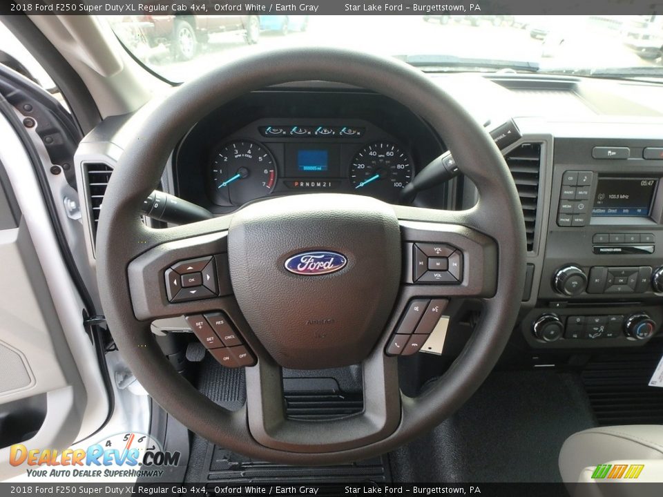 2018 Ford F250 Super Duty XL Regular Cab 4x4 Steering Wheel Photo #16