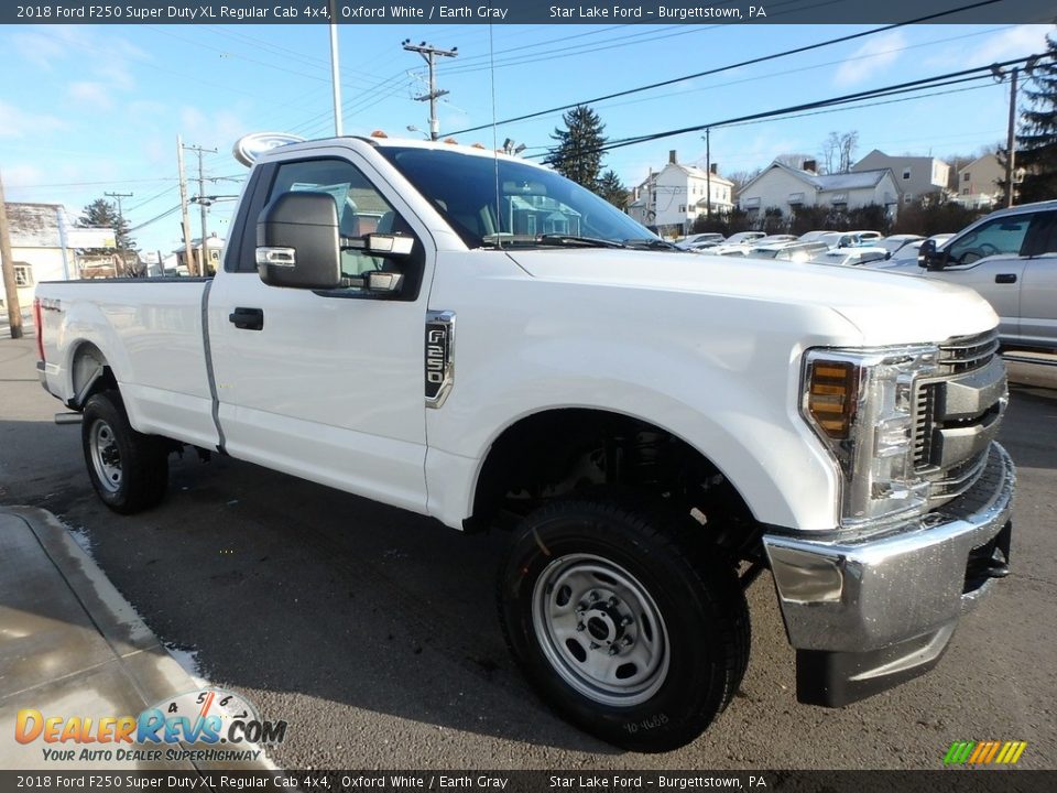 Oxford White 2018 Ford F250 Super Duty XL Regular Cab 4x4 Photo #3