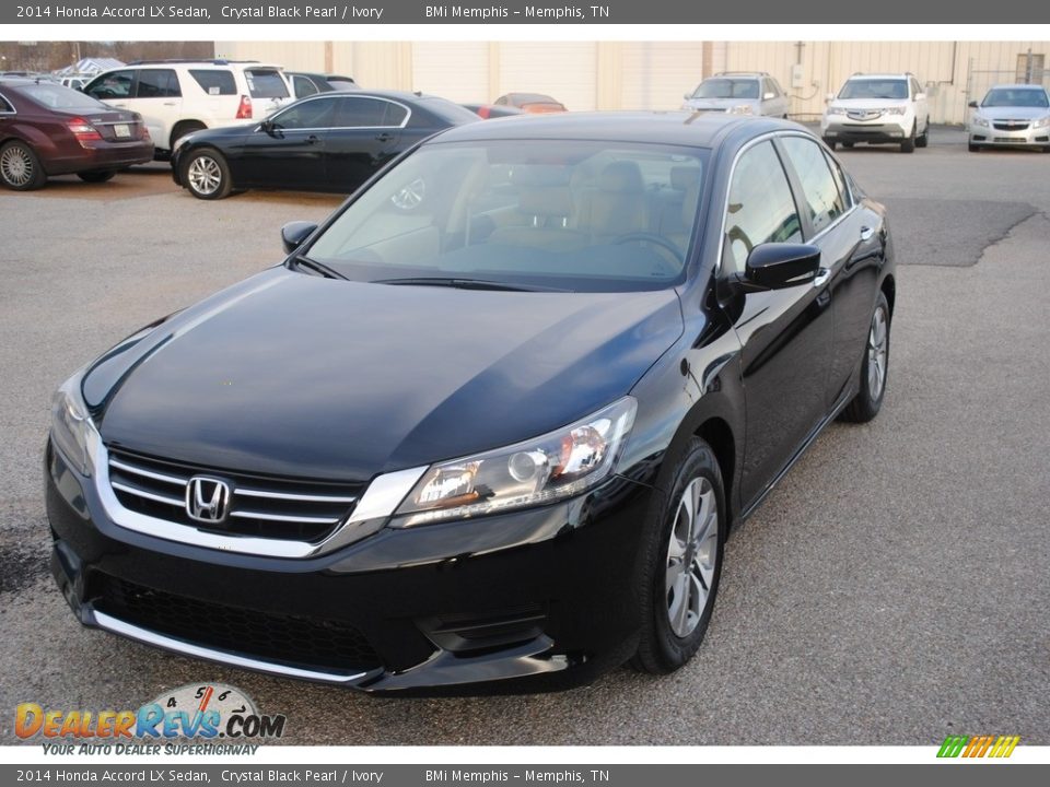 2014 Honda Accord LX Sedan Crystal Black Pearl / Ivory Photo #1