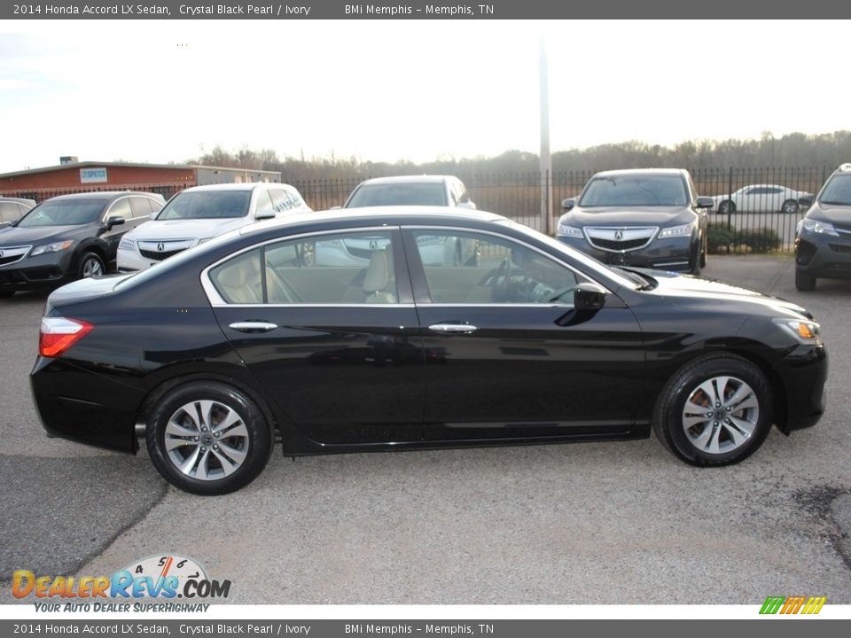 2014 Honda Accord LX Sedan Crystal Black Pearl / Ivory Photo #6