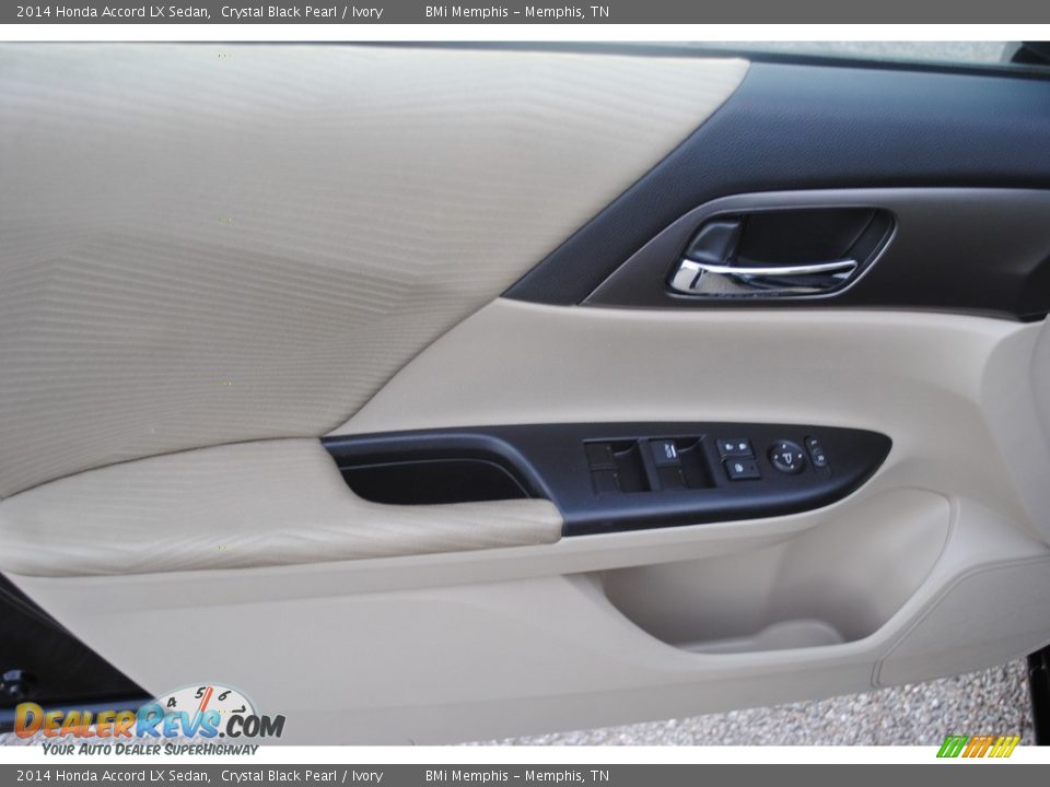 2014 Honda Accord LX Sedan Crystal Black Pearl / Ivory Photo #10